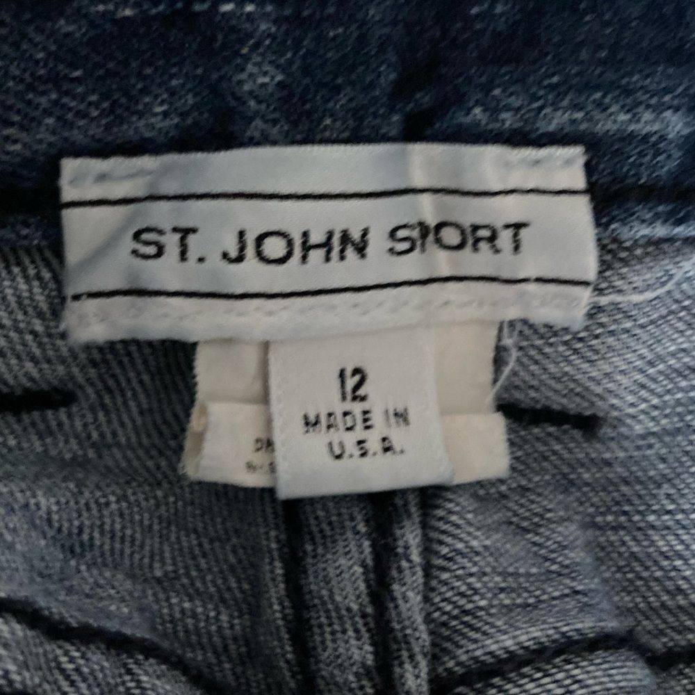St. John High Rise Jeans Size 12 - Picture 5 of 6